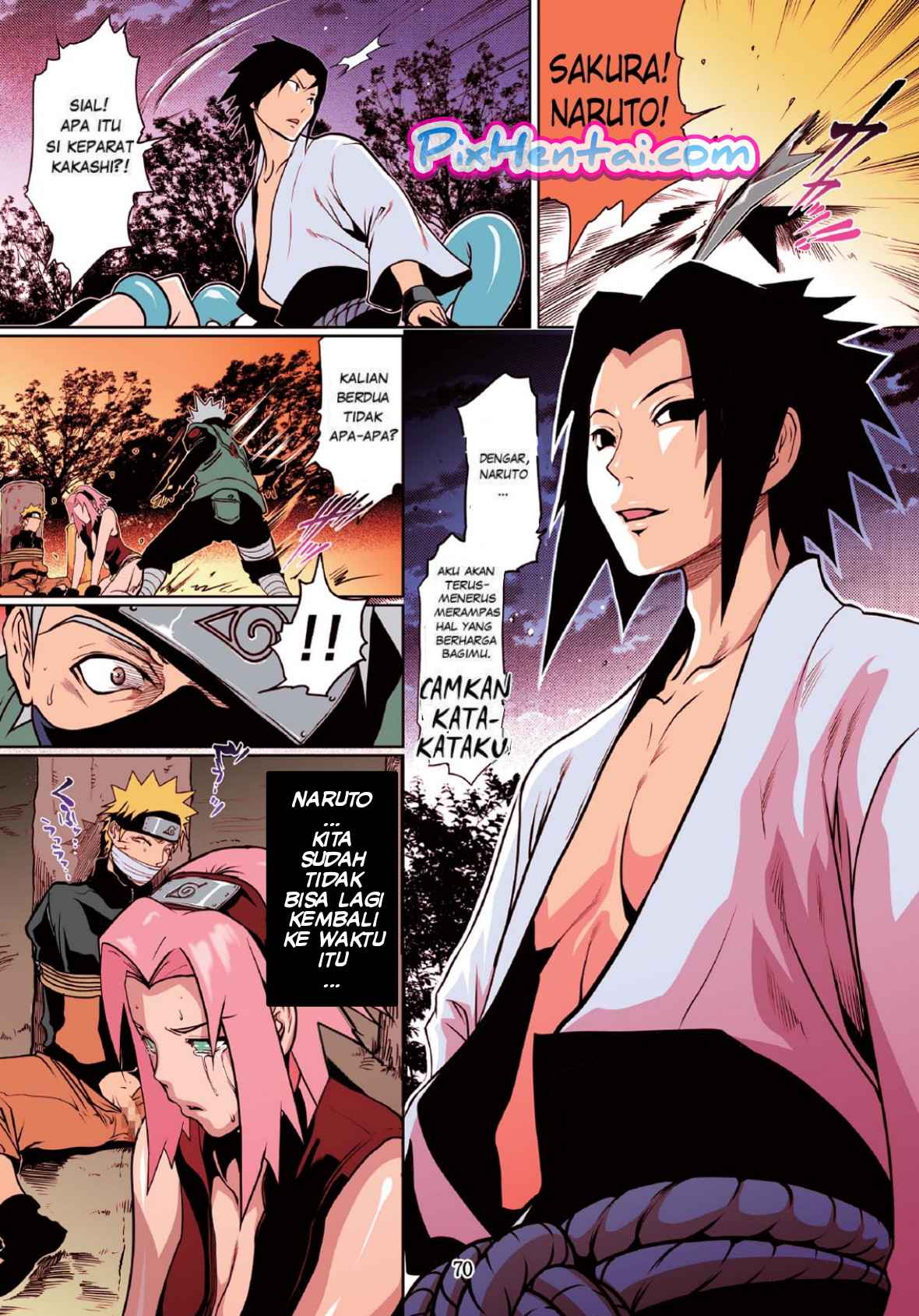 Manga Hentai XXX Komik Sex Bokep Sakura Tak Berdaya dientot Sasuke 18