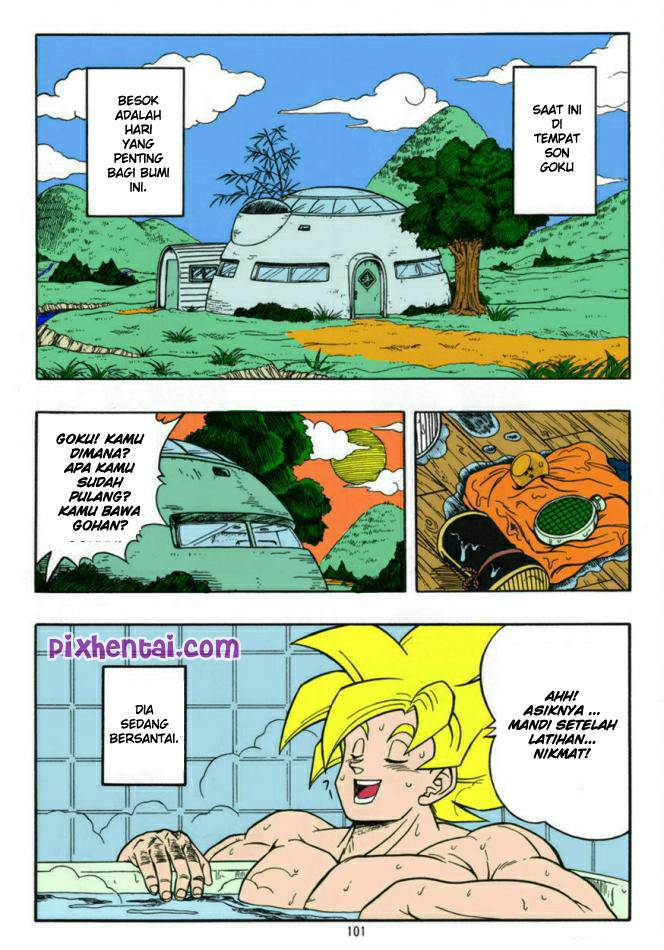 Chi-Chi dientot Goku saat Mandi Komik hentai xxx manga sex bokep 02