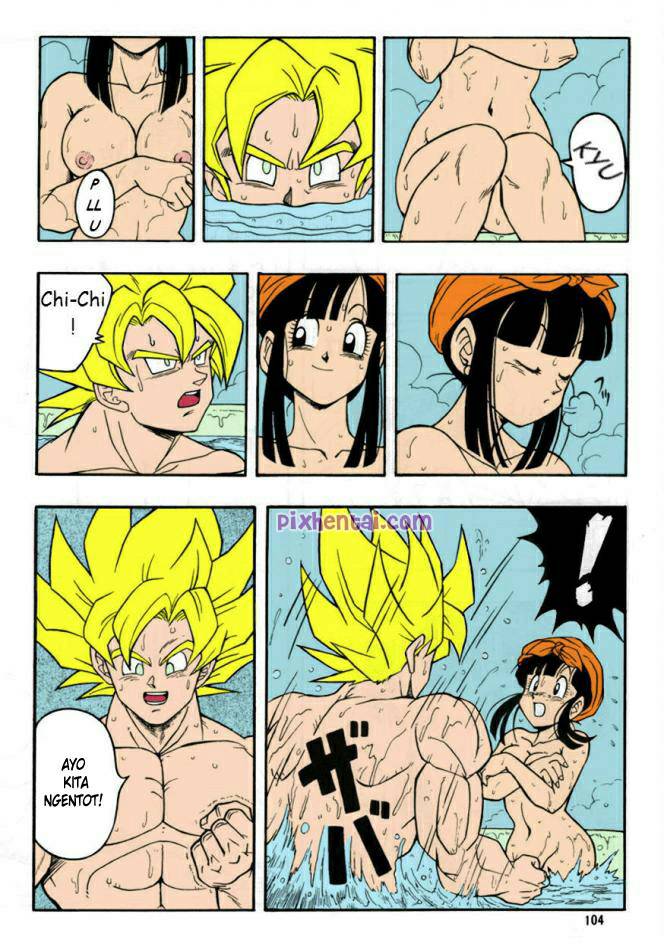 Chi-Chi dientot Goku saat Mandi Komik hentai xxx manga sex bokep 05
