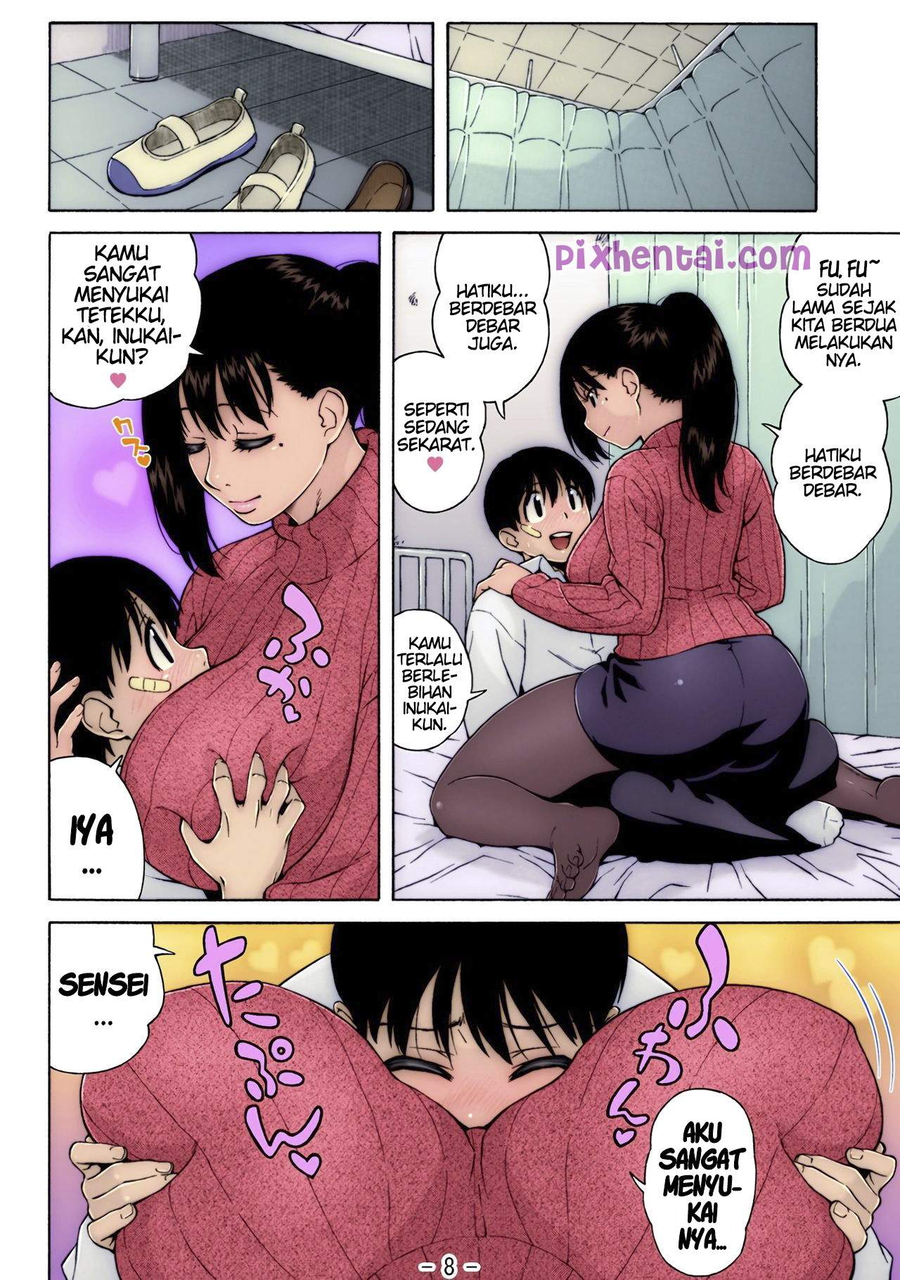 Komik Hentai Ngentot Ibu Guru Toge di UKS Manga XXX Porn Doujin Sex Bokep 08